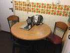My study space located in the kitchen of my homestay