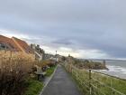 The quaint houses along the ocean in St. Andrews