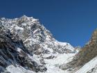 Peaks of the Svaneti Range, part of the main Caucasus mountain range