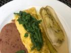 Nopal is put into all kinds of dishes in Mexico, including breakfast omelettes