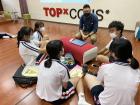 Students can be scared to ask questions in a large group, so working in small groups is helpful
