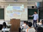 I show students some of the many places in the U.S. I've visited; America is huge!