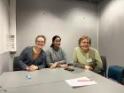 I meet new folks each session, and this week, I met Chiara (left) from Italy, and our Norwegian teacher, Anne Marie (right)