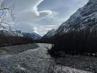 Taken by Alex in the valley of Birtavarre before our snowshoe adventure