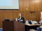 Jenna must convey complex and technical matters of science and law both clearly and succinctly