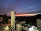 A view of the sunset over Göttingen as I leave the lab institute one evening