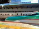 Here is the front of a bullet train that I think looks a bit like a shoe