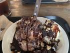 This was my breakfast one morning after not thoroughly reading the menu; I promise there are pancakes under there!