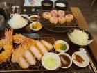 My favorite food to eat here is Japanese food; its always very yummy which is quite ironic given the history of the countries