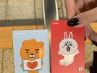 Pei-Ting rides both the subway and bus and in order to ride the public transportation, you need a transportation (T-money) card like the ones above. 