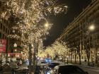 Christmas lights on the Avenue Monaigne