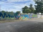 Street art at one of the beach towns, Jaco; very nice!