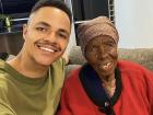 Kennedy and his maternal grandmother taking a selfie 