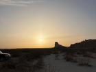 Sunset over Wadi Dahek