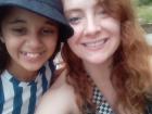 This is me and my host sister, Laura!