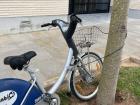 Parking my bike for a quick minute