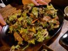 My friend is vegan and ordered this dish to try which includes Dotorimuk- seasoned acorn jelly