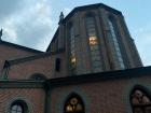 I really admired the glass art details on this side of the cathedral