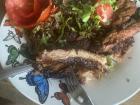 We went to a barbecue restaurant!