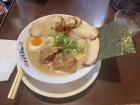 Ramen, 10/10 is a really good dish I would recommend (egg, pork, dried seaweed, green onions and ramen noodles)