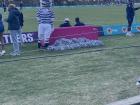 The Ikey Tiger is the team mascot