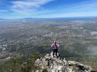 The view looking away from the ocean--Cape Town stretches SO far!