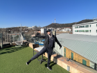This photo was taken on the day I arrived in South Korea; this was a random visit to a café one hour after our flight landed and it had a nice view of the city of Seoul!
