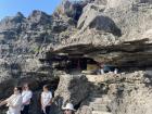 A small shrine in a cave at Maobitou, a park filled with limestone formations