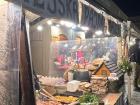 Photo of the Easteer market at night