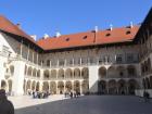 This is the courtyard of the castle
