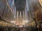 This is the inside of St. Mary's Basilica, in all its majesty