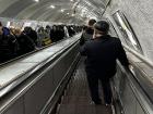 Escalators are used to get you down to the metro and back up again--the deepest metro stop, here, is 196ft underground!