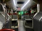 Spain respects its elders. There are designated blue colored seats for elderly, disabled, and pregnant riders. The red colored seats are for everyone else