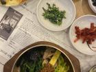 Traditional Bibimbap eaten in Jeonju, where the dish originated