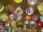 During Buddha's Birthday, many colorful and decorative lanterns can be seen around the temple and streets