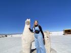 Me at the Salinas Grandes (salt flats) in Salta/Jujuy!