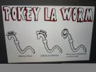 Meet one of Alex' cartoon characters, Pokey La Worm