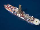 Aerial view of the JOIDES Resolution