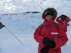 Dressed for the cold in Antarctica