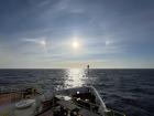 Sun dog from the bow of the JOIDES Resolution