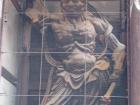 A Kongo Rikishi statue, featuring warriors that guard the gate