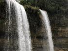 A waterfall in Monte Plata - great for coolling off in the summer!