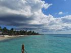My family came to visit me in the DR for the holidays, and we stayed at this beach