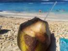 Drinking out of a coconut by the beach... the perfect way to spend the weekend! 