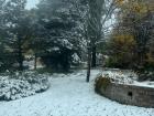 On October 30th, it snowed in the morning