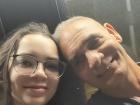 Mon père et moi quand il est venu pour me rendre visite à Montréal
