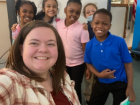 First grade students that I helped in Indianapolis
