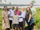American family meets host family