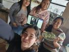 Our team learning how to make soap with the help of Ankaylli's business founder, Hampik Barrera
