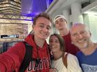 Me and my family at the airport before leaving for Taiwan!